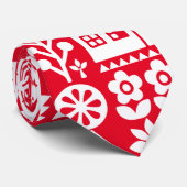 Cravate Noël scandinave (Roulé)
