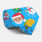 Cravate noël taco emoji (Roulé)