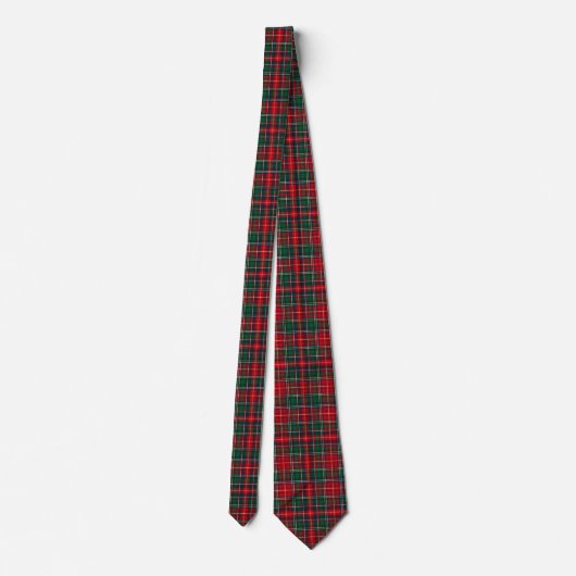 Cravate Noël Tartan Plaid Classique (Dos)