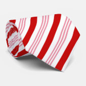 Cravate Noël Vacances Sucre de canne Stripes (Roulé)