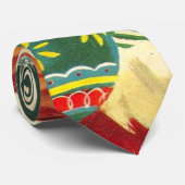 Cravate Noël Vintage, Jolly Retro 50's Père Noël (Roulé)