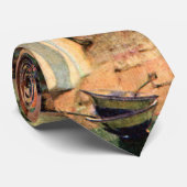 Cravate Noël Vintage, Père Noël Victorien Enfants (Roulé)