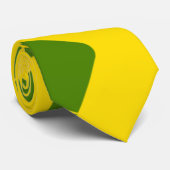Cravate Nœud papillon Saint-Patrick Chapeau de Lutin Jaune (Roulé)