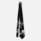 Cravate Noir blanc (Dos)