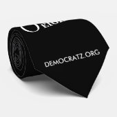 Cravate Noir d'O BAMA O HUIT (Roulé)