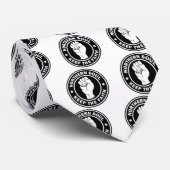 Cravate noir du nord de logo d'âme (Roulé)