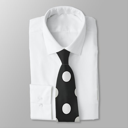 Cravate noir élégant (Attaché)