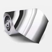 Cravate noir et blanc (Roulé)