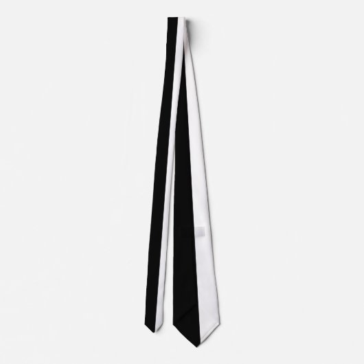 Cravate Noir et blanc (Dos)