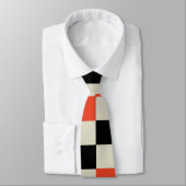 Cravate Noir et rouge (Attaché)