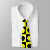 Cravate noir sur jaune et jaune sur noir (Attaché)
