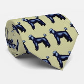 Cravate noire de caniche (Roulé)