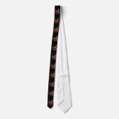CRAVATE noire de cerf BLANC-TAIL (Dos)