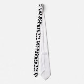 Cravate noire de chiens de Terre-Neuve (Dos)