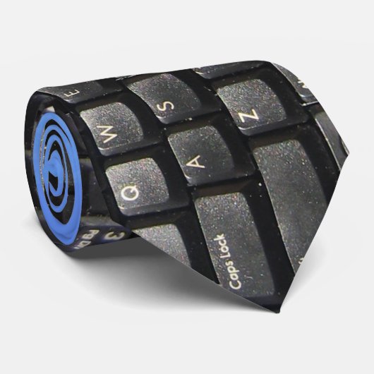 Cravate noire de clavier ! (Roulé)