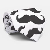 Cravate noire de moustache (Roulé)