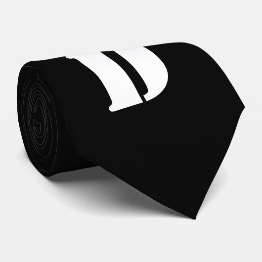 Cravate noire de PAPA (Roulé)