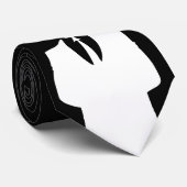 cravate noire de Xenu.net (Roulé)