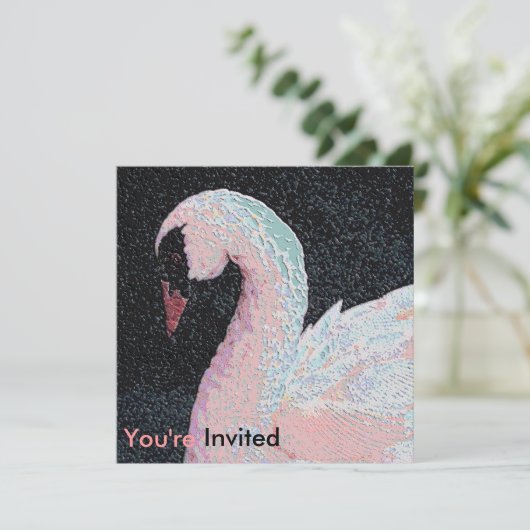 Cravate noire Dîner Dance Invitation (Debout devant)