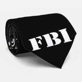 CRAVATE noire du FBI (Roulé)