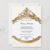 Cravate noire Elegance 2, Invitation Fête des mari (Devant)