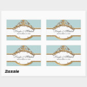 Cravate noire Elégance 2, Sticker à couplage d'or (Feuille)