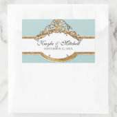 Cravate noire Elégance 2, Sticker à couplage d'or (Sac)