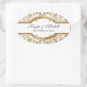 Cravate noire Elégance 2, Sticker à couplage d'or (Sac)