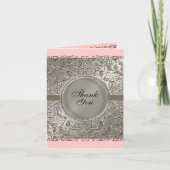 Cravate Noire Élégance, Merci Notes Cartes (Devant)