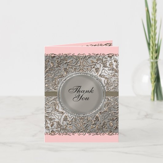 Cravate Noire Élégance, Merci Notes Cartes (Devant)