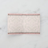 Cravate Noire Élégance, Merci Notes Cartes (Intérieur)