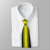 Cravate noire et jaune (Attaché)