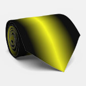 Cravate noire et jaune (Roulé)