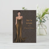 Cravate noire Invitation pour la danse et le dîner (Debout devant)