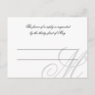 Cravate noire | Noir Blanc | Carte postale RSVP