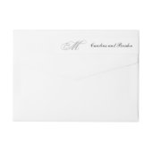 Cravate noire | Noir Blanc | Étiquette Wraparound (Dos)