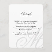 Cravate noire | Noir Blanc | Insérez carte (Devant)