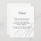 Cravate noire | Noir Blanc | Insérez carte (Devant / Derrière)