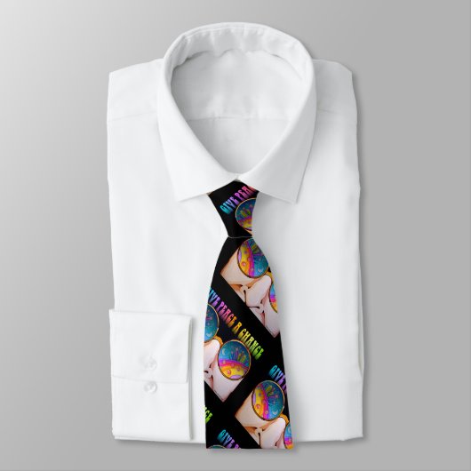 Cravate noire - TONS DES SIXTIES (Attaché)