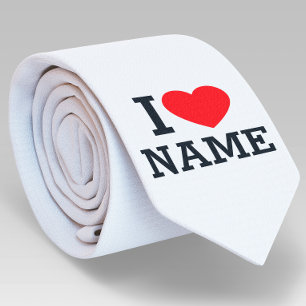 Cravate Nom du coeur