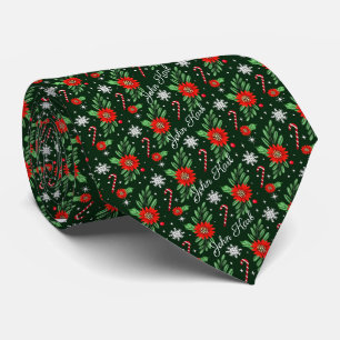Cravate Nom personnalisé Noël