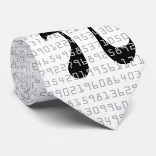 Cravate Nombreux chiffres de Pi Mathemathical Constante