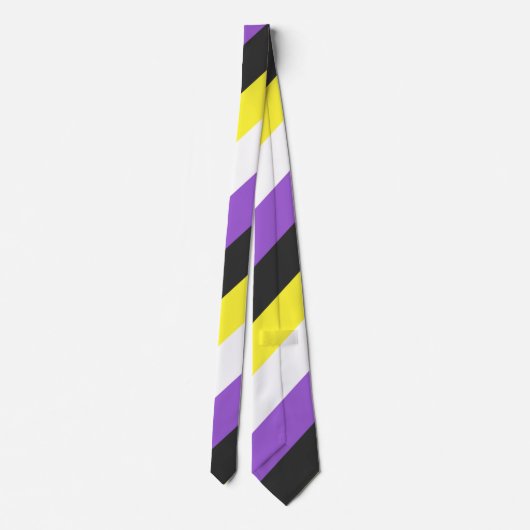 Cravate Nonbinary Colors Krawatte (Dos)