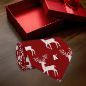 Cravate Nordique Deep Blue Personnaliser Initiale