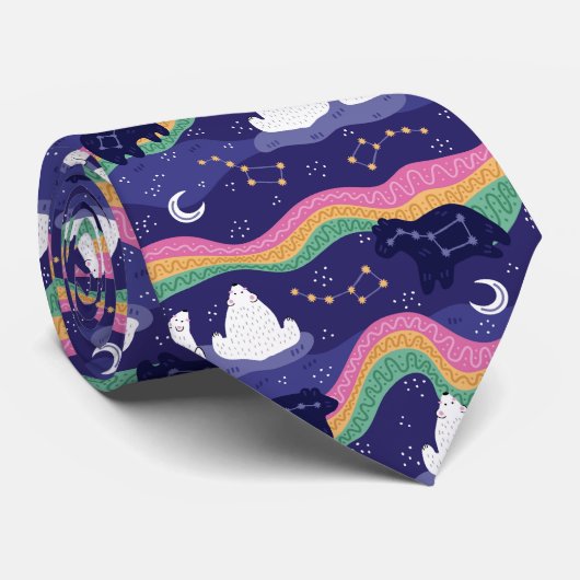 Cravate Northern Lights (Roulé)