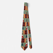 Cravate Nostalgale Vintage Patchwork Quilt (Devant)