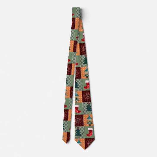 Cravate Nostalgale Vintage Patchwork Quilt (Dos)