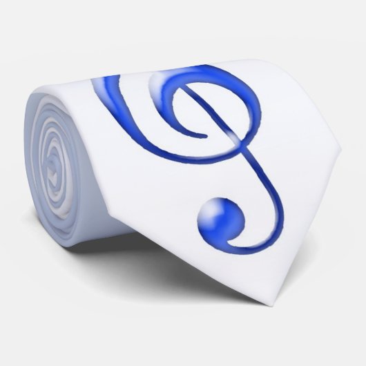Cravate Note musicale Necktie (Roulé)