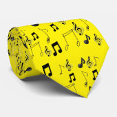Cravate notes de musique (Roulé)