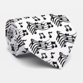 Cravate notes de musique (Roulé)